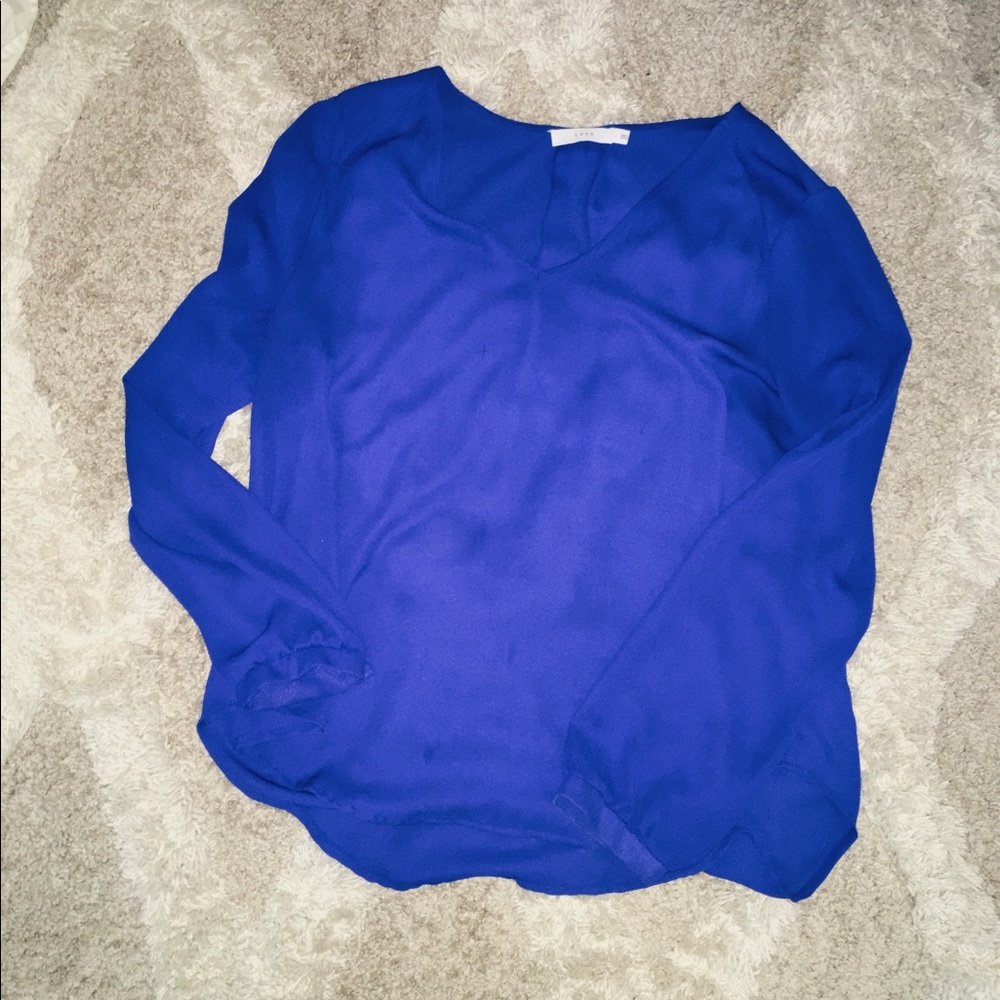 Lush Blue Blouse